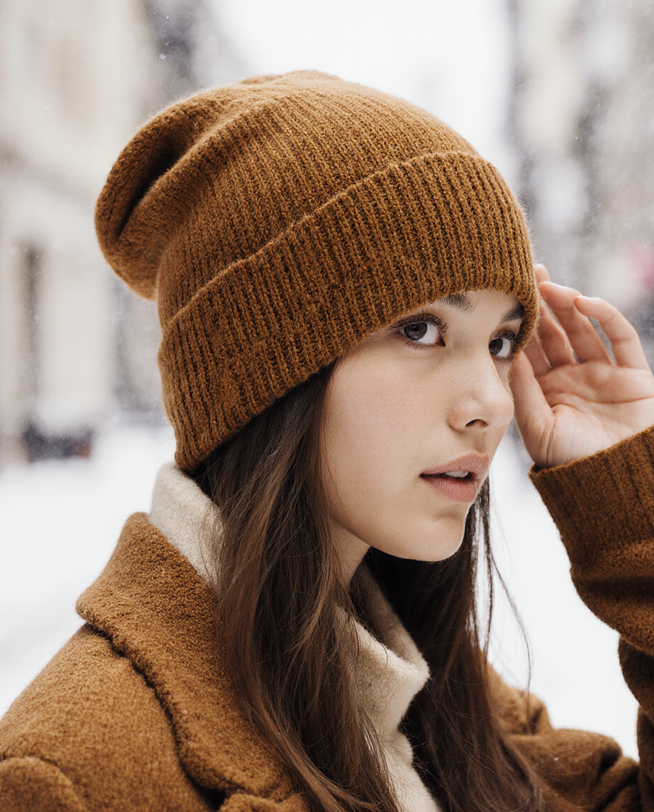 Satin-Lined Hair-Protecting Beanie