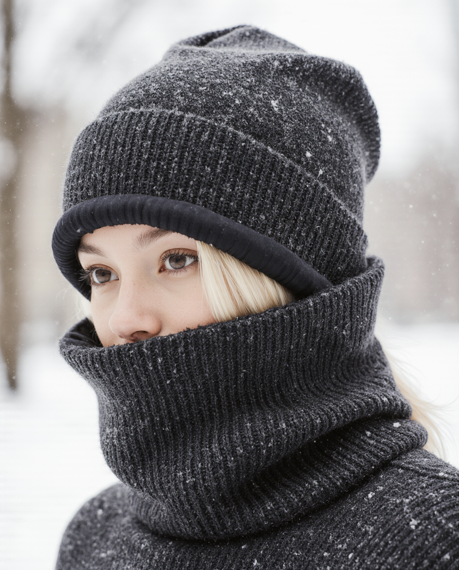 Satin-Lined Hair-Protecting Beanie