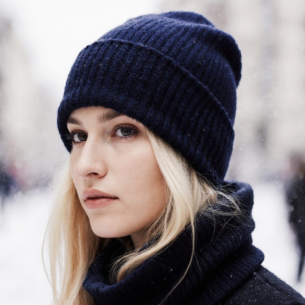 Satin-Lined Hair-Protecting Beanie