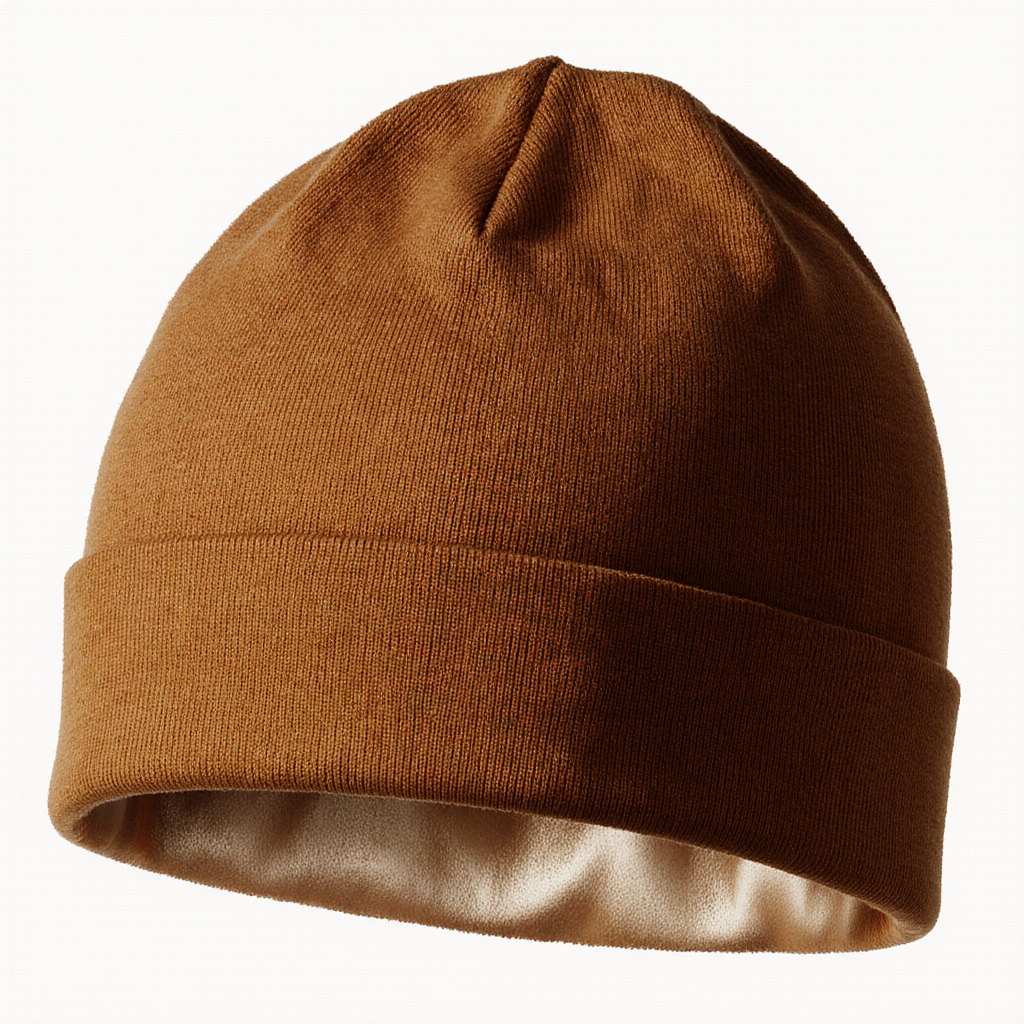 Satin-Lined Hair-Protecting Beanie