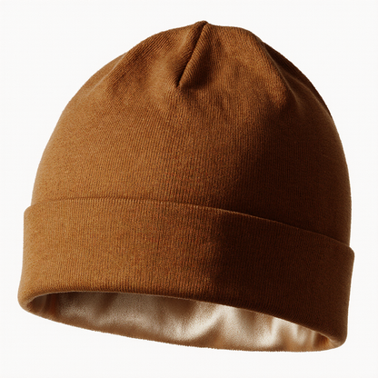 Satin-Lined Hair-Protecting Beanie