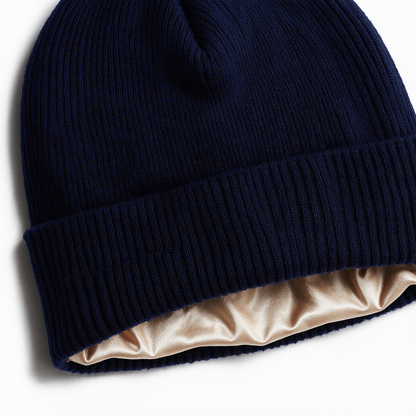 Satin-Lined Hair-Protecting Beanie