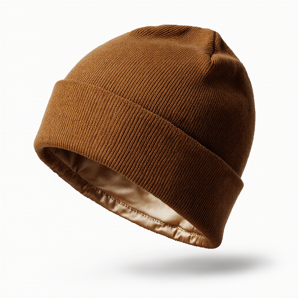Satin-Lined Hair-Protecting Beanie