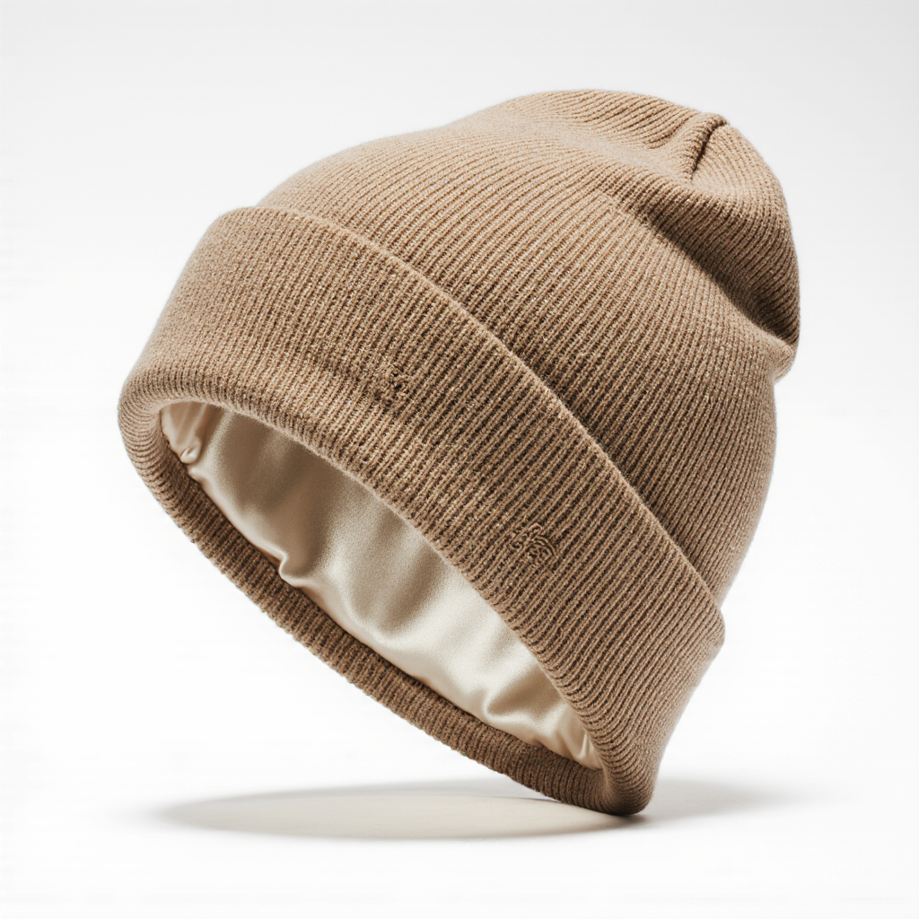 Satin-Lined Hair-Protecting Beanie