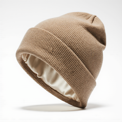 Satin-Lined Hair-Protecting Beanie
