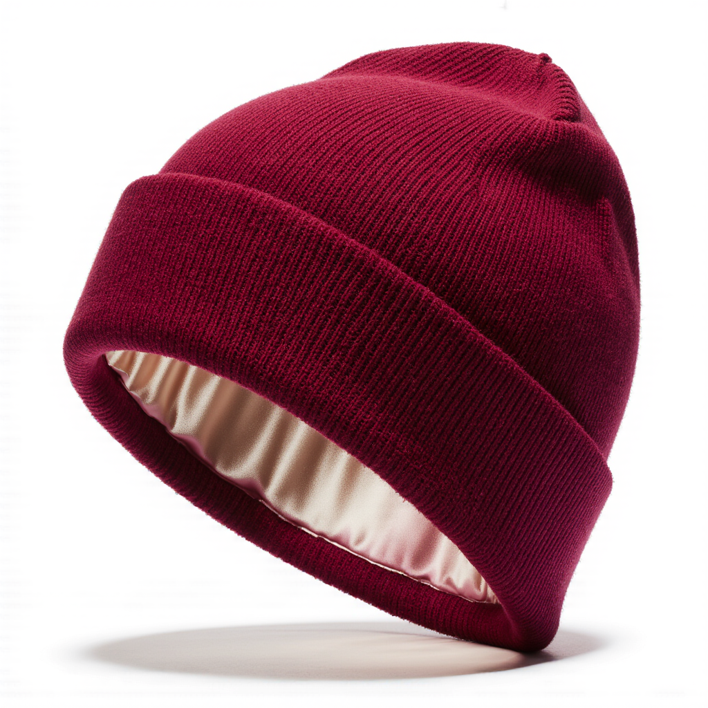 Satin-Lined Hair-Protecting Beanie
