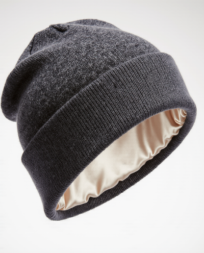 Satin-Lined Hair-Protecting Beanie