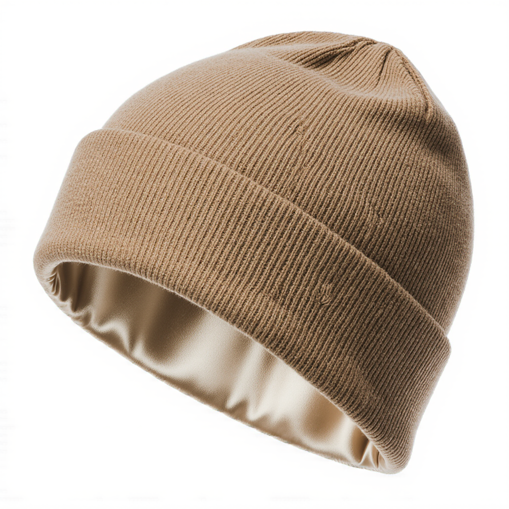 Satin-Lined Hair-Protecting Beanie